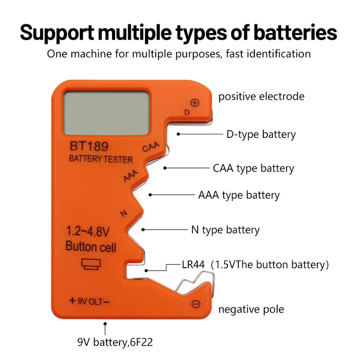 BowLift | Power Scan LCD Display Battery Tester