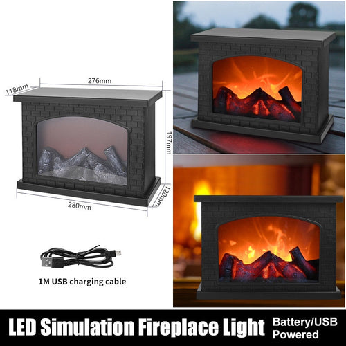 BowLift | Inferno Portable Fireplace Night Lamp