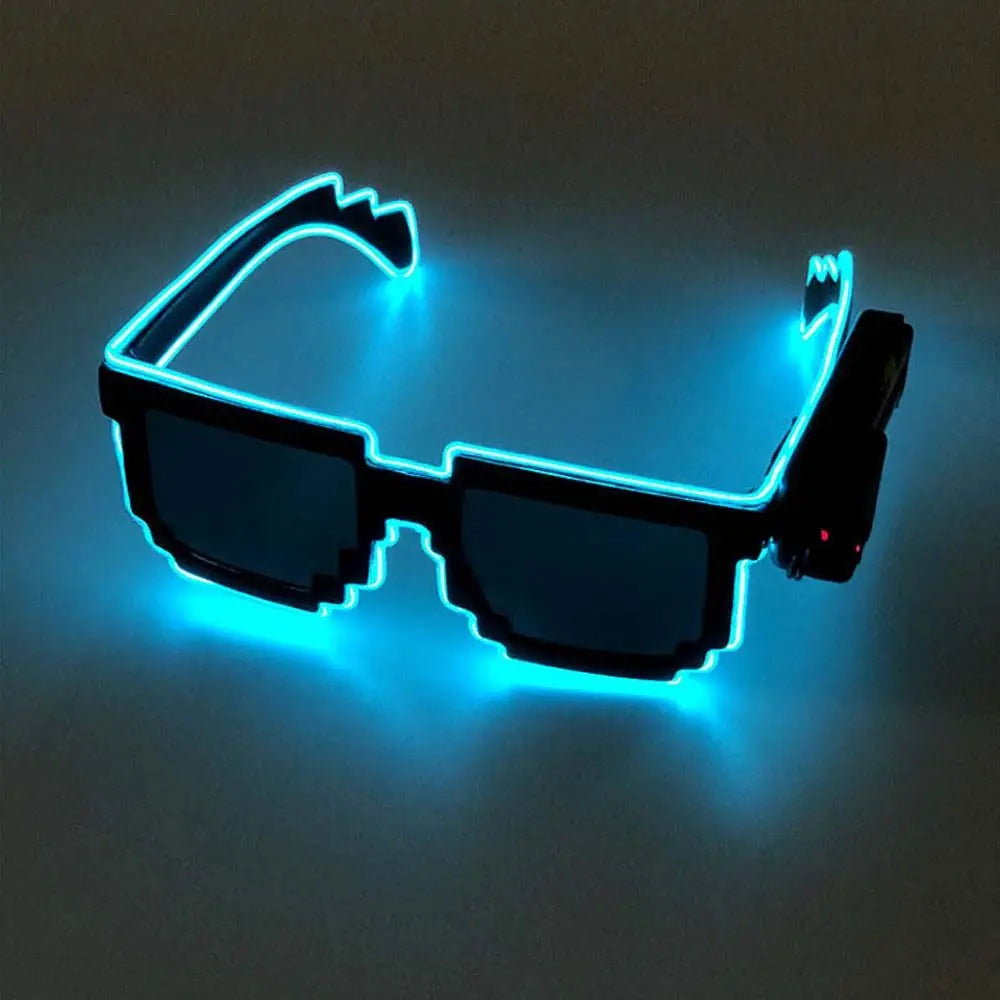 BowLift | Flashing Luminous 8-Bit Stylish Party Glasses
