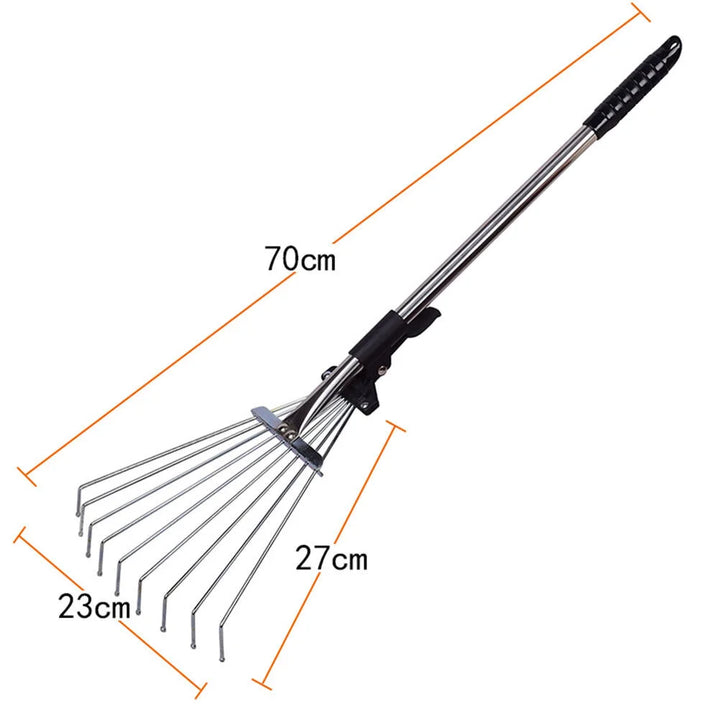 BowLift | Garden Helper Telescopic Yard Cleaner Leaf Rake