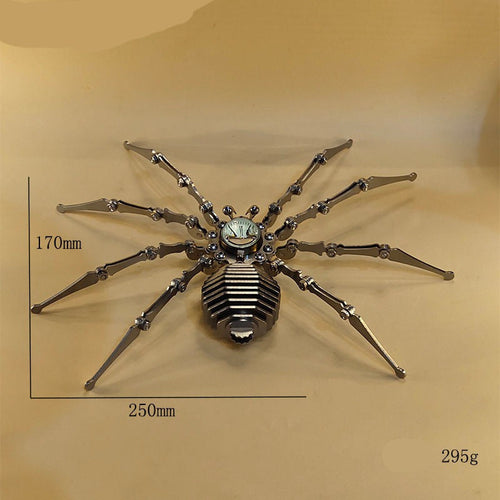 BowLift | Robot spider Stainless Steel Mechanical Clock