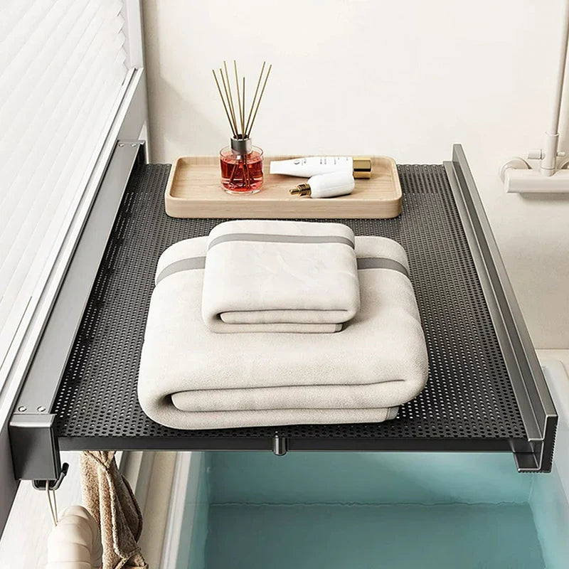 BowLift | Ultra Suction Expandable Towel Storage Organizer Rack
