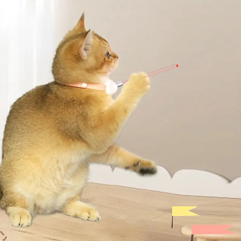 Freesthetic Laser Collar for Cats Bowlift
