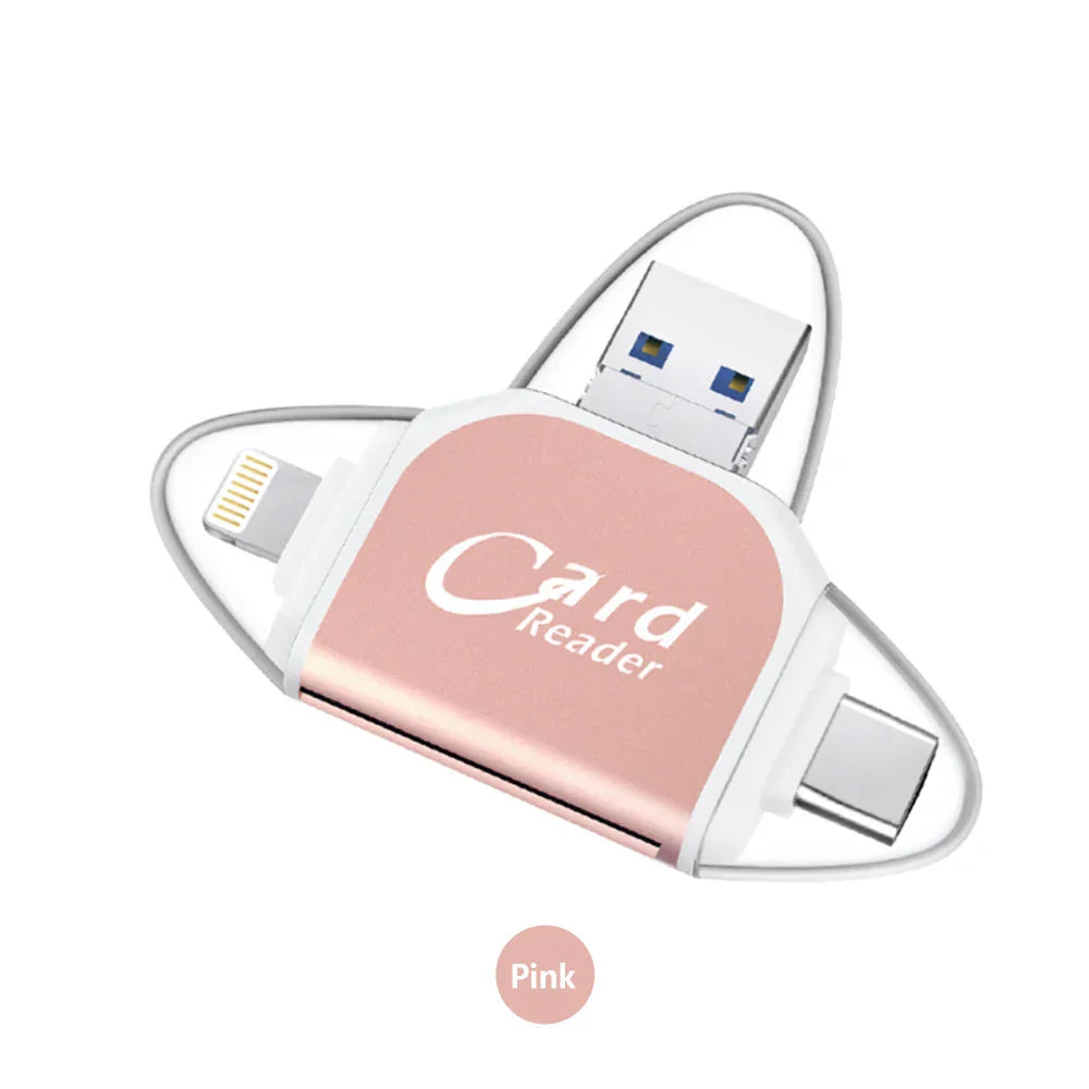 BowLift | Multi-Port 4in1 Universal SD TF Card Reader