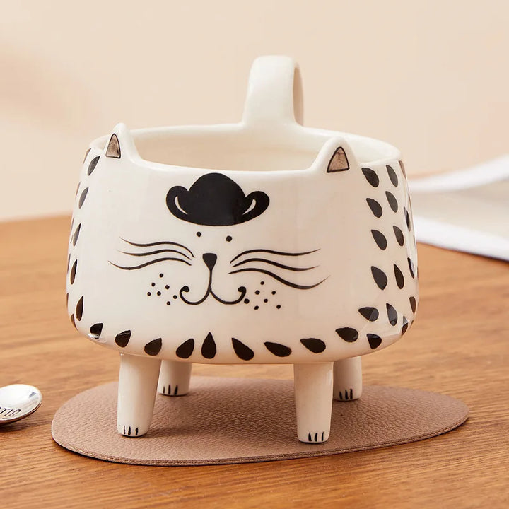 BowLift | Happy Cat Long Legs Ceramic Mug