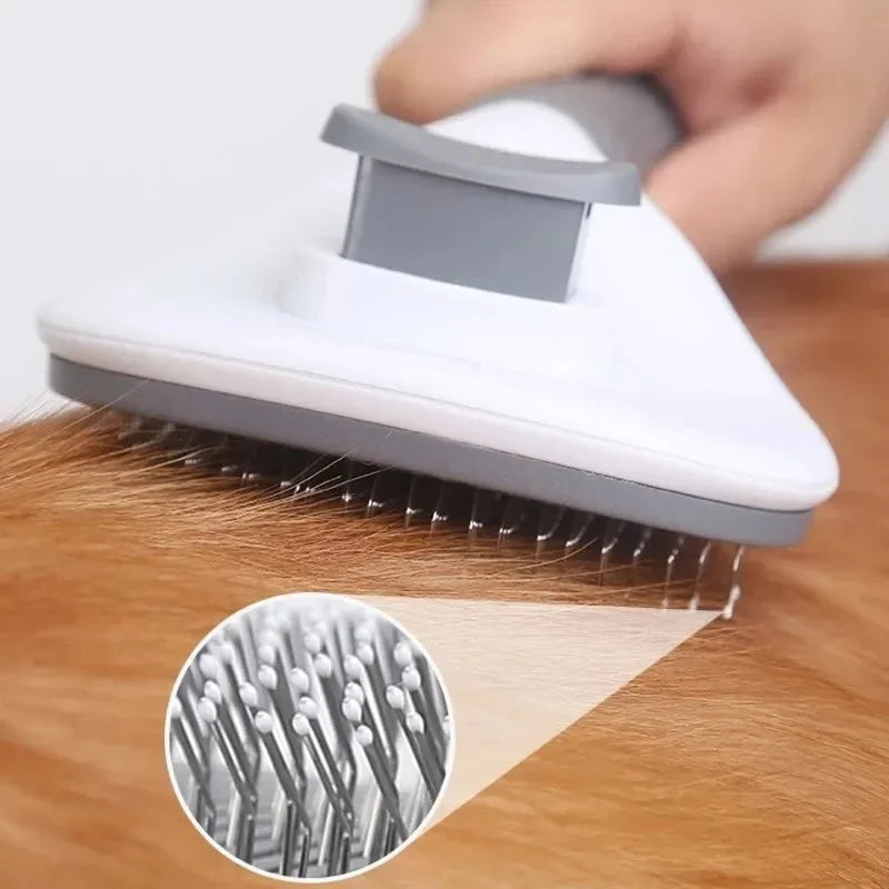 BowLift | FellFreund Fur Brush for Dogs & Cats | Self-Cleaning | Gentle Grooming & Hair Removal