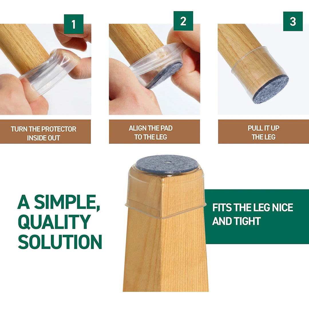 BowLift | Silicone Furniture Chair Leg Floor Protector