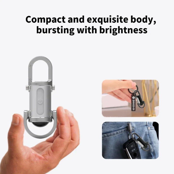 BowLift | LED Pocket USB Rechargeable Keychain Light