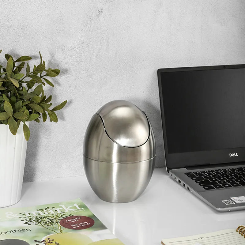 LuxBin Mini Trash Can made of Stainless Steel Bowlift
