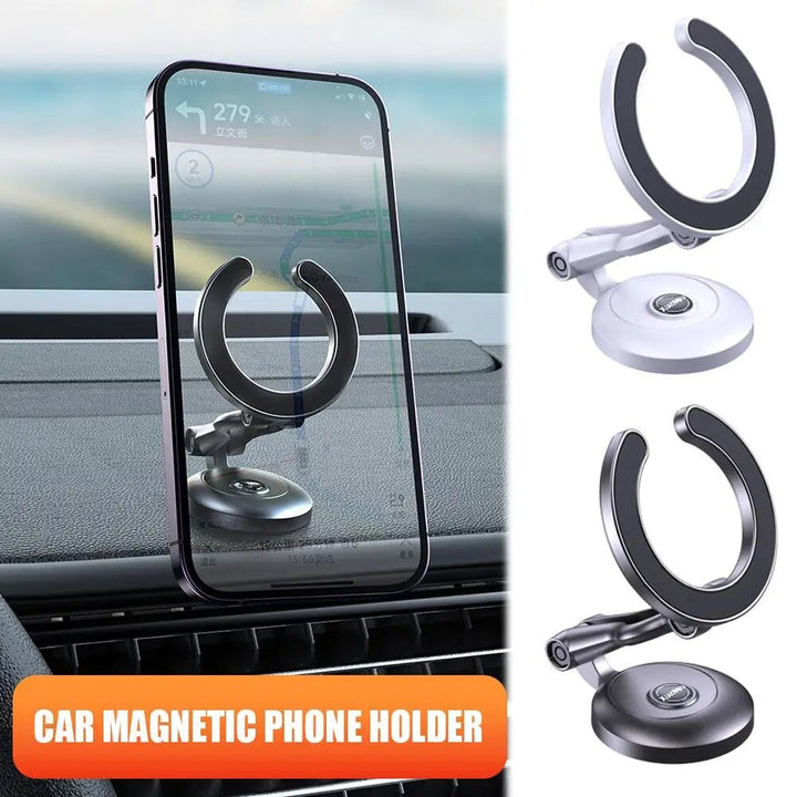 BowLift | Adjustable Folding Magnetic Ring Car Phone Holder