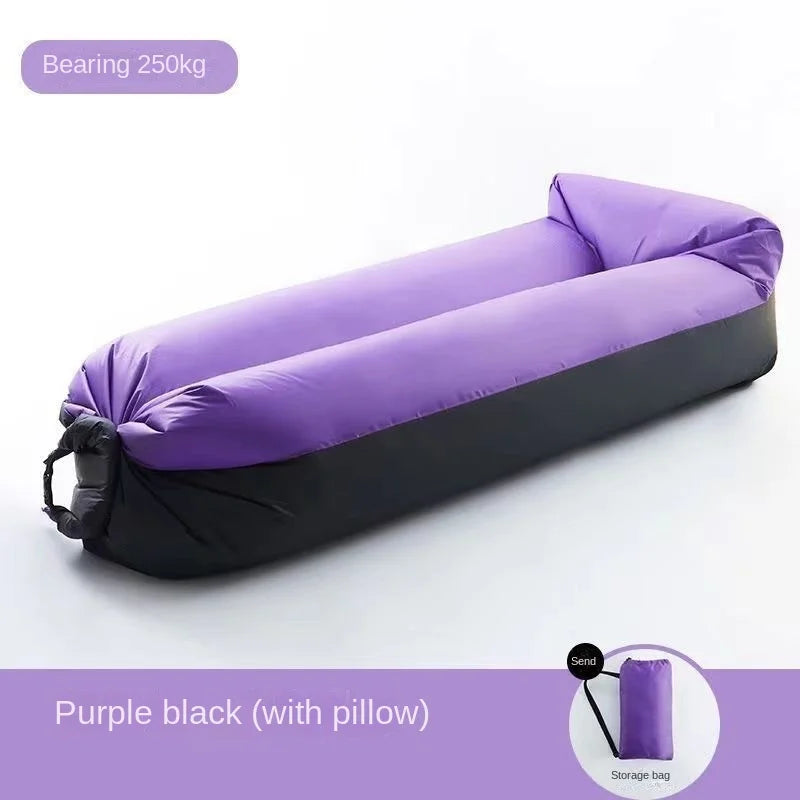 BowLift | Airvana Inflatable Sofa Outdoor | Portable Air Couch for Camping & Beach | With Headrest & 30h Durability