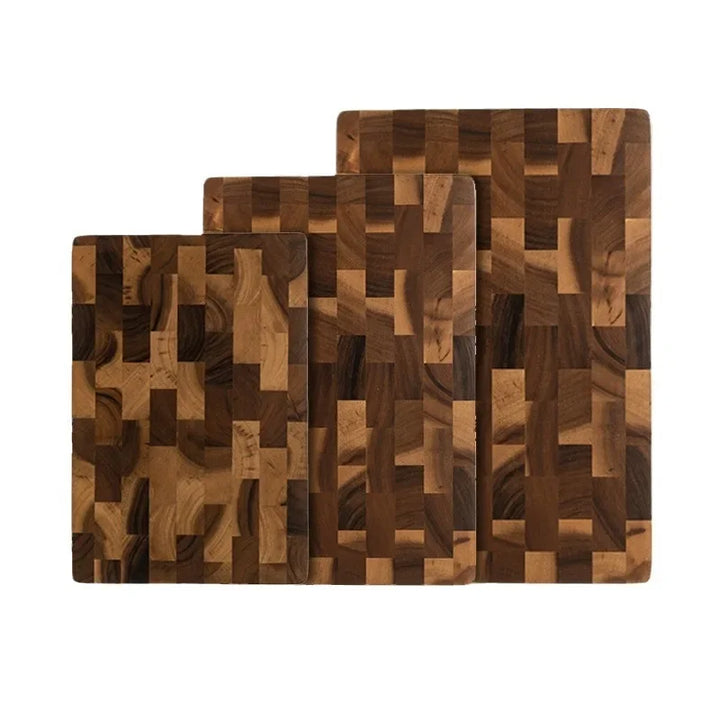 TimberFlow – Luxe Dubbelzijdige Houten Snijplank Bowlift