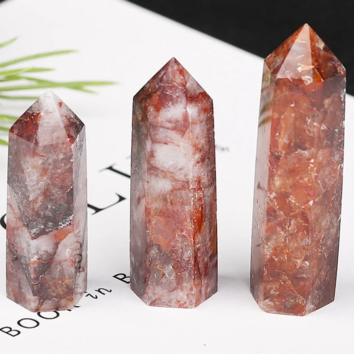 BowLift | Crystal Obelisk Elaria | Natural Stone Healing Stone | For Meditation & Reiki | 4–8 cm