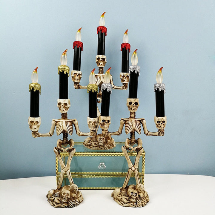 BowLift | Scary Skeleton Halloween Candle Lights