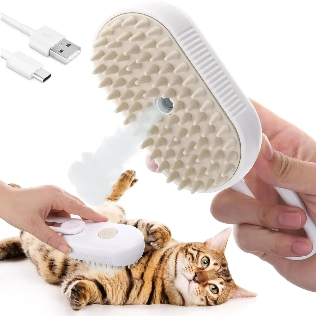 BowLift | 3in1 Steamy Electric Pet Brush