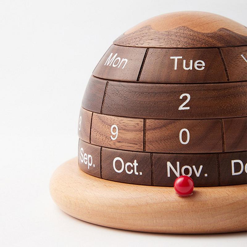 BowLift | Unique Planet Wooden Table Calendar