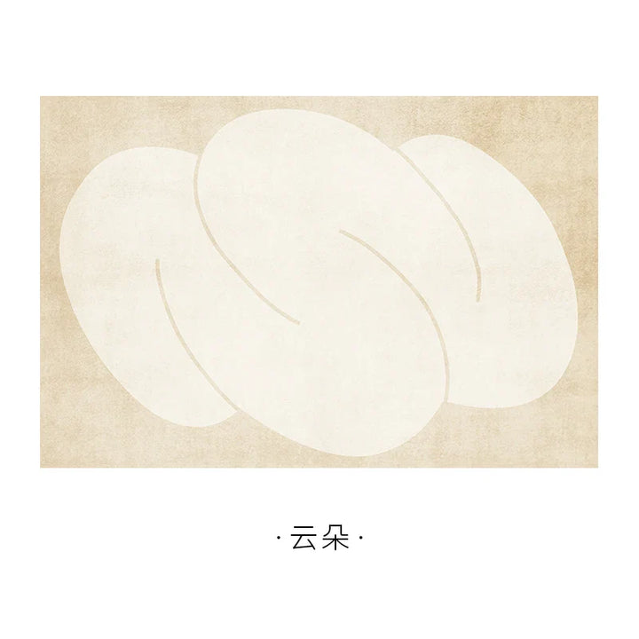 BowLift | Japanese Minimalistic Soft Rug Non-Slip High Pile Carpet Living and Bedroom