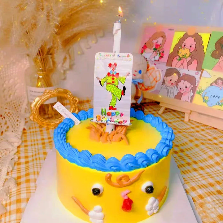 BowLift | Whimsy Clown Surprise Party Cake Candles