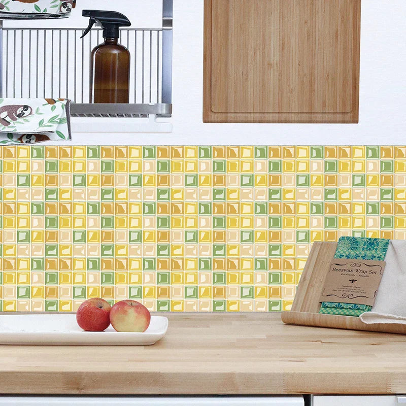DecoMosaic 3D Mosaic Wall Tile Stickers Bowlift