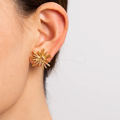 BowLift | Dainty Radial Shine Stud Earrings