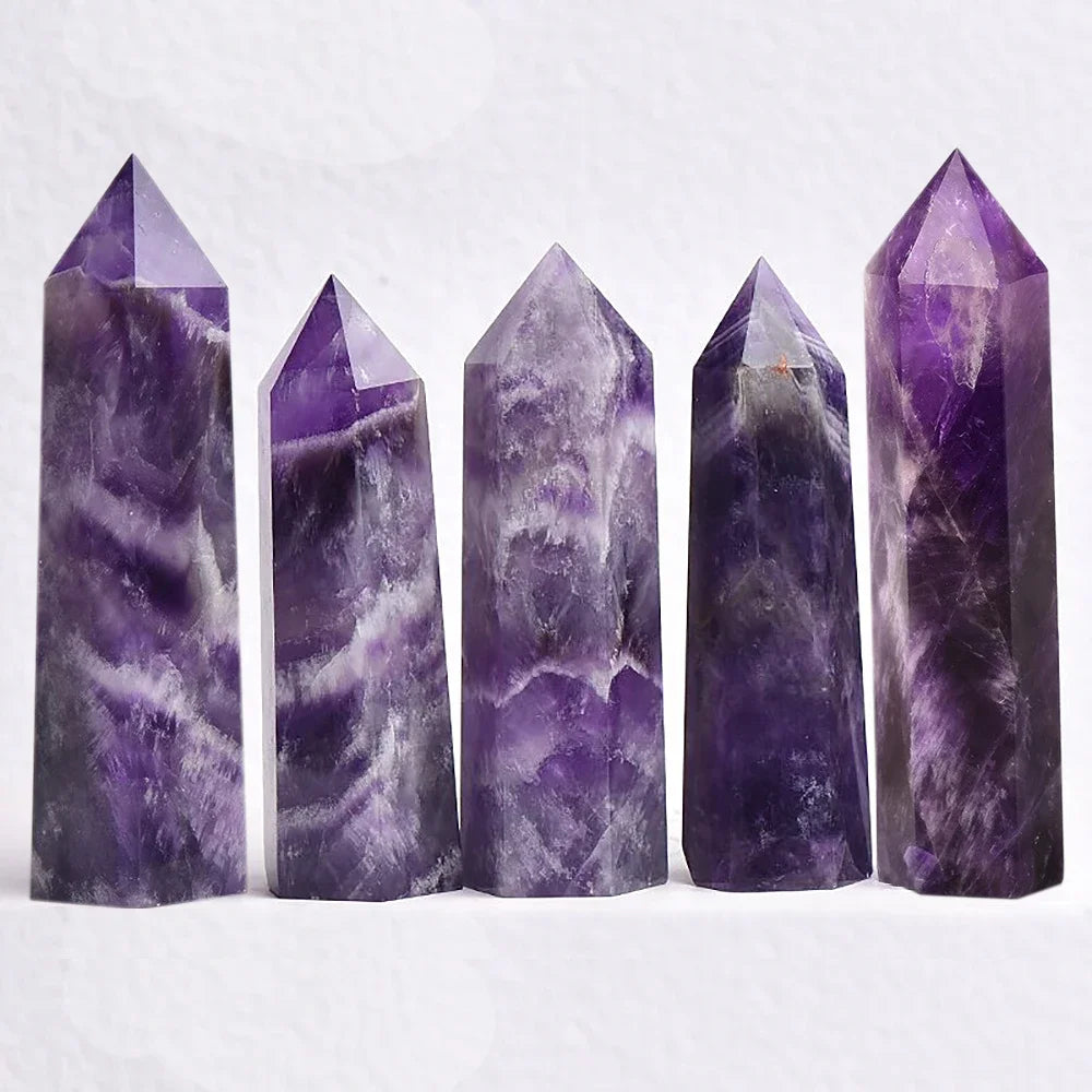 BowLift | Crystal Obelisk Elaria | Natural Stone Healing Stone | For Meditation & Reiki | 4–8 cm