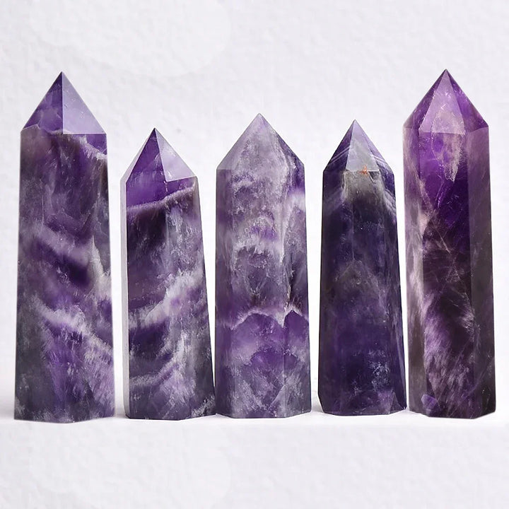 BowLift | Crystal Obelisk Elaria | Natural Stone Healing Stone | For Meditation & Reiki | 4–8 cm