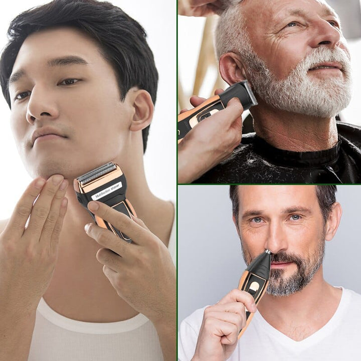 ProCare 3-in-1 Trimmer – Wireless Beard Trimmer, Nose Hair Trimmer and Shaver | Bowlift