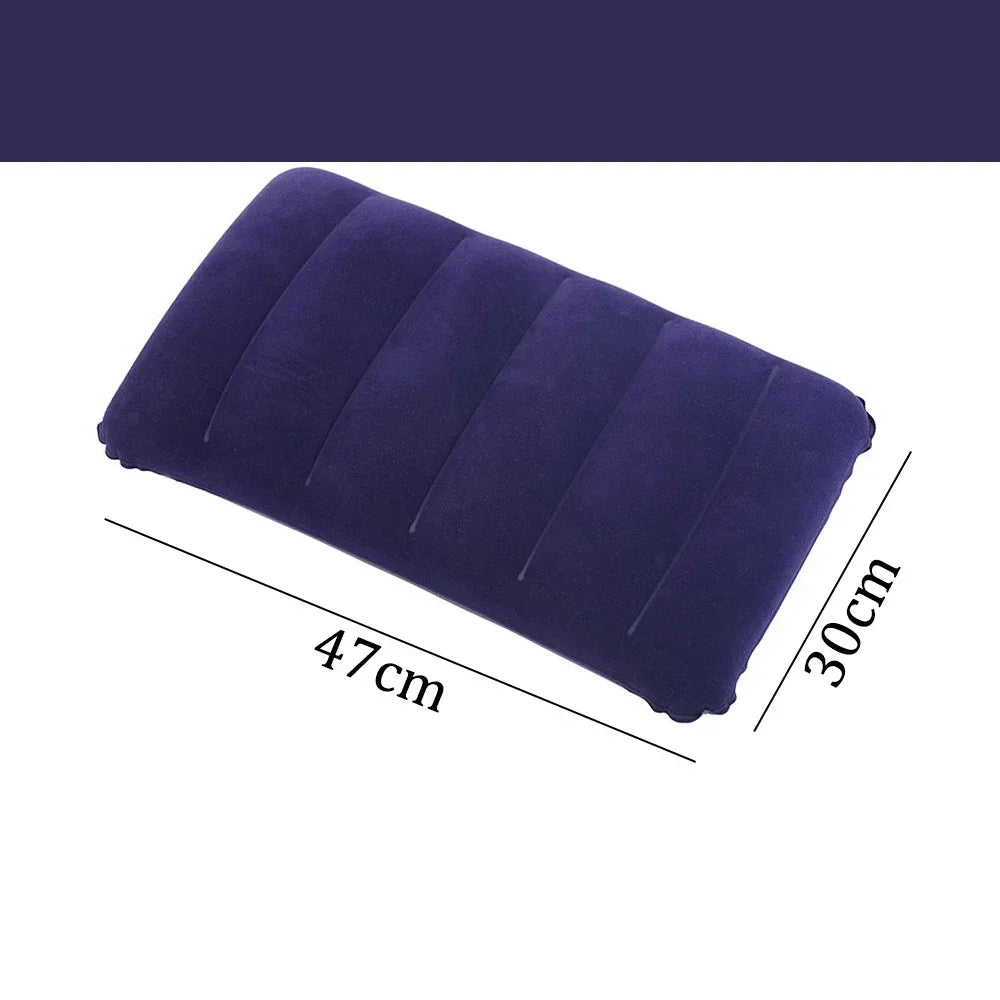 BowLift | Napvoy Inflatable Travel Pillow | Foldable & Lightweight | 47×30 cm Comfort | For Camping & Air Travel