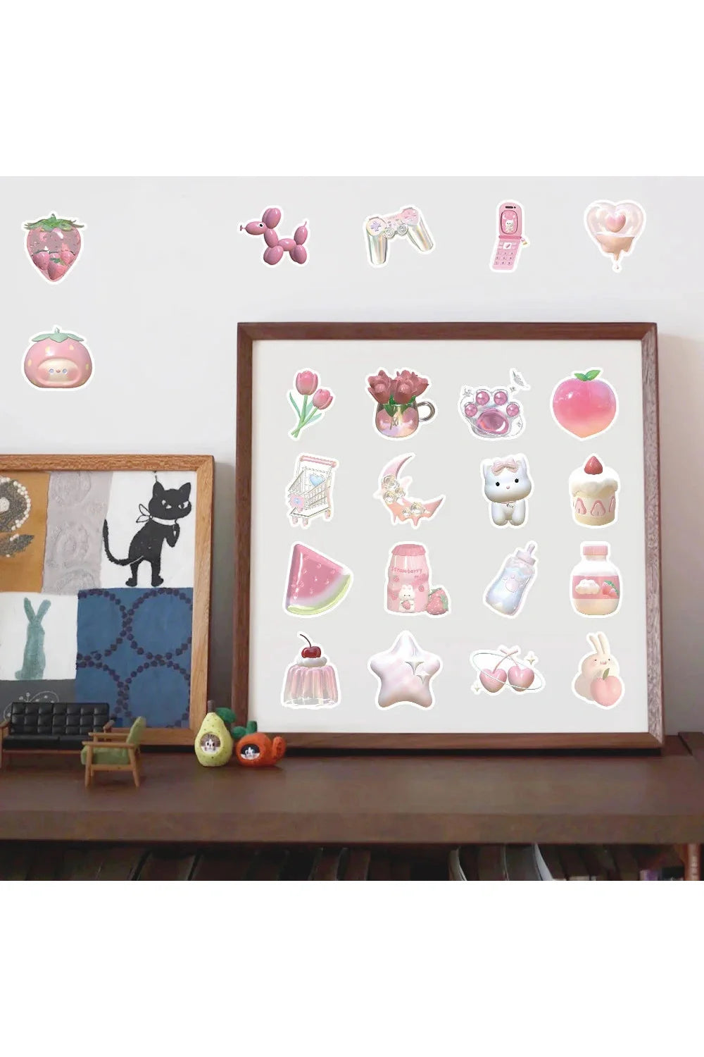Pink Dream 3D Sticker | Bowlift