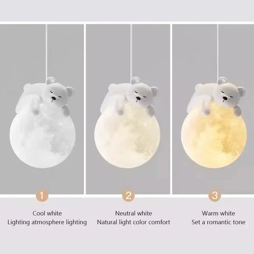 MoonGlow Light - Stylish LED Wall Lamp for Rooms Bowlift