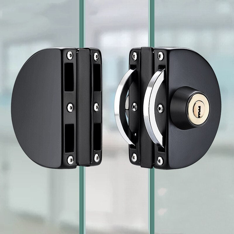 BowLift | Sliding Door Stainless Steel Safety Glass Door Lock