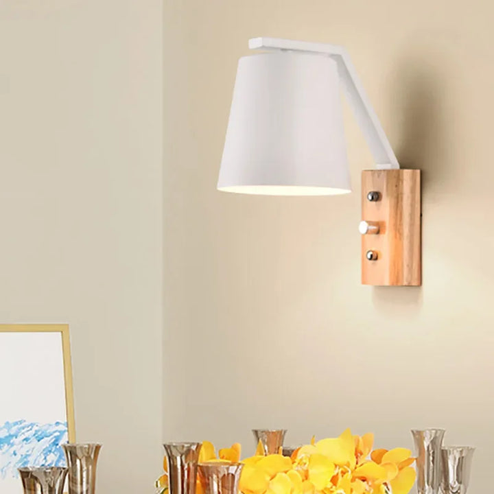 WoodGlow Light – LED Wall Lamp for Bedroom Bowlift