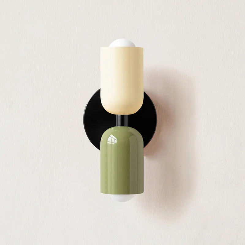 BowLift | Double Head Wall Lamp Black Base