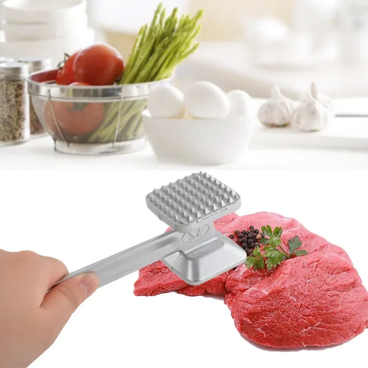 BowLift | Dual-Sided Aluminum Meat Tenderizer Hammer