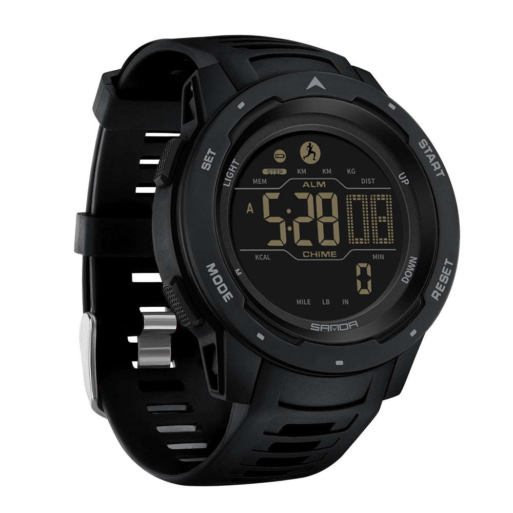 BowLift | Waterproof Military Pedometer Digital Watch