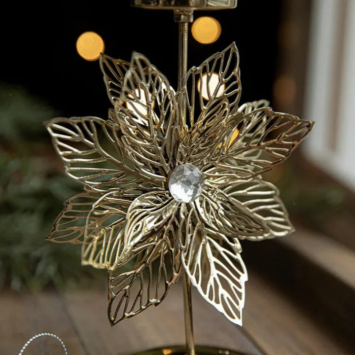 BowLift | Iron Christmas Candlestick Holders