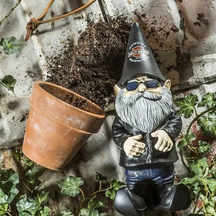 BowLift | Charming Locomotive Gnome Garden Ornament