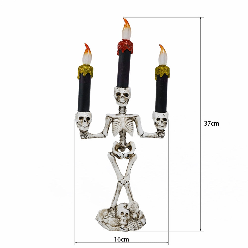 BowLift | Scary Skeleton Halloween Candle Lights