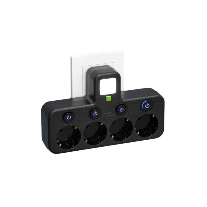 BowLift | Multi-socket VOLTRIQ ProLine | 3–4 sockets + 2× USB & 1× Type-C | 2500 W | Surge protection & control switch