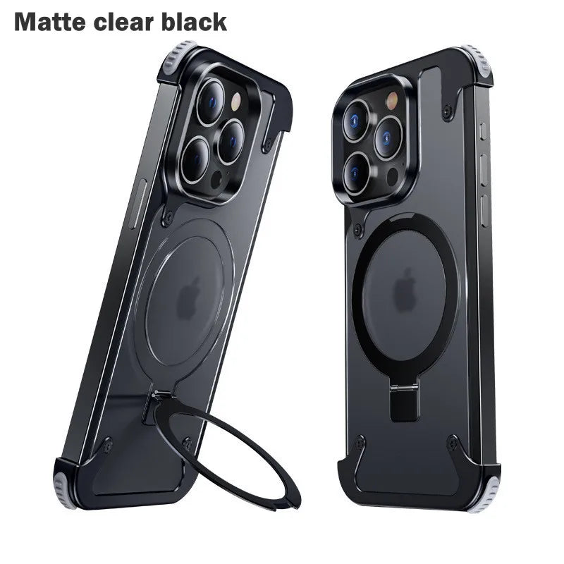 BowLift | Magnetic Shockproof Metal Bumper Magsafe iPhone Case