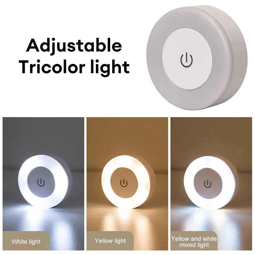 BowLift | LUMORA Touch LED Night Light | USB Rechargeable | Magnetic & Stepless Dimmable | Warm & Cold Light