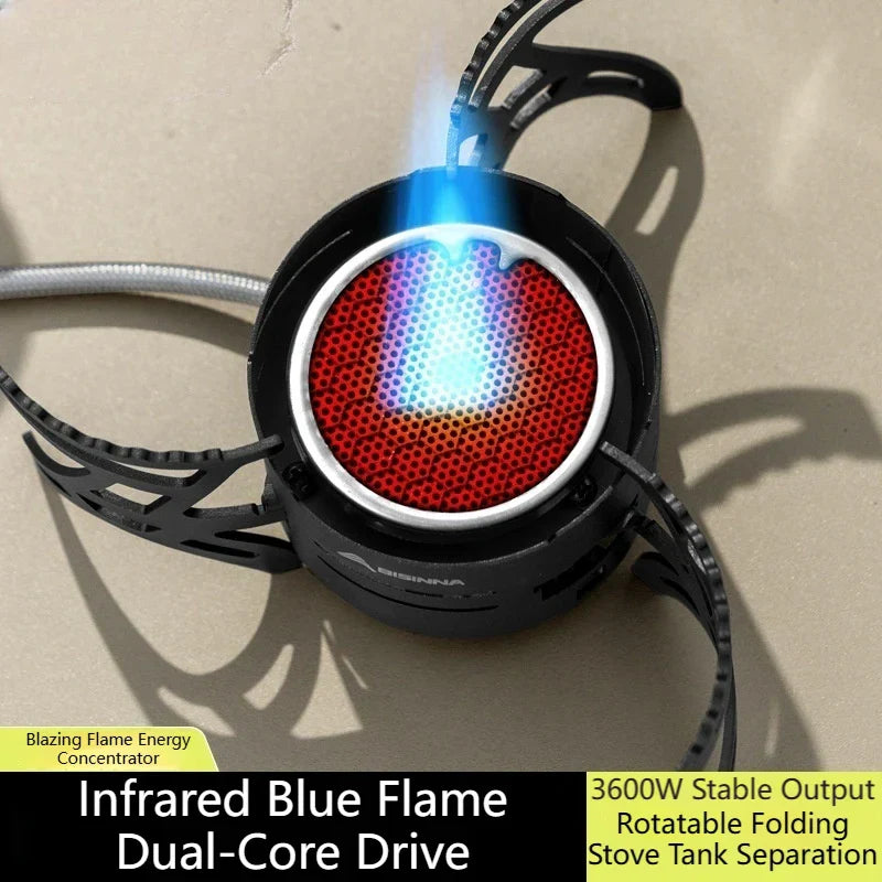 BowLift | Dual-Core Blue Flame Outdoor Cooking Stove