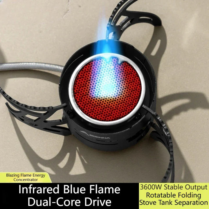 BowLift | Dual-Core Blue Flame Outdoor Cooking Stove