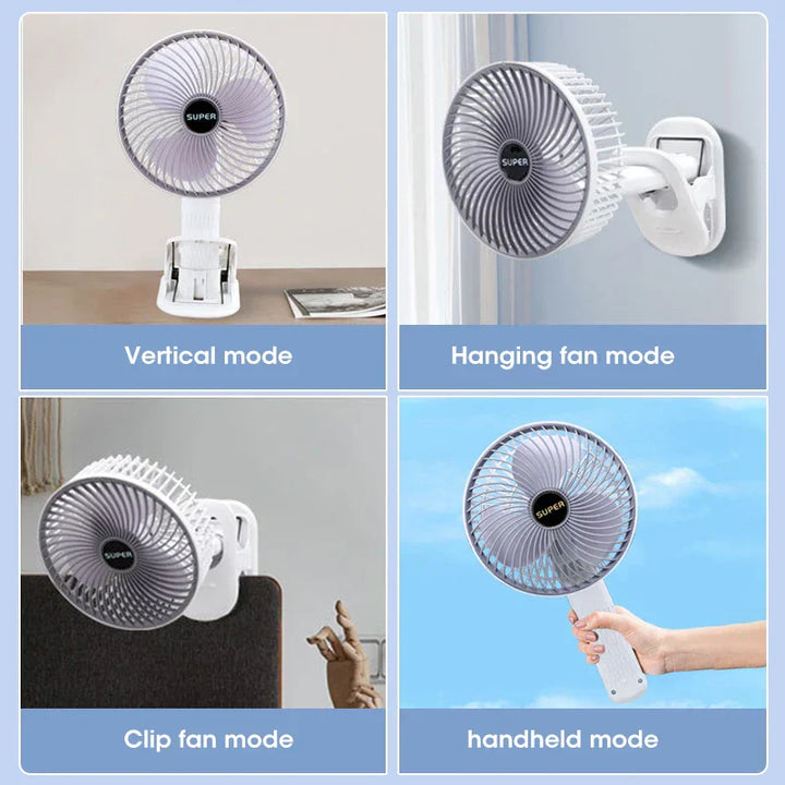 BreezeWave 4-in-1 Fan - Powerful Cooling for Any Situation Bowlift
