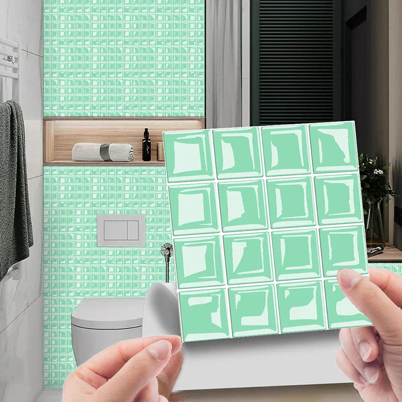 DecoMosaic 3D Mosaic Wall Tile Stickers Bowlift