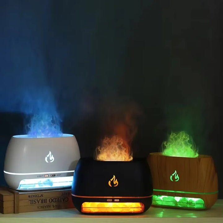 BowLift | Himalaya Salt Aroma Diffuser with Ambient Lighting - SaltSerenity