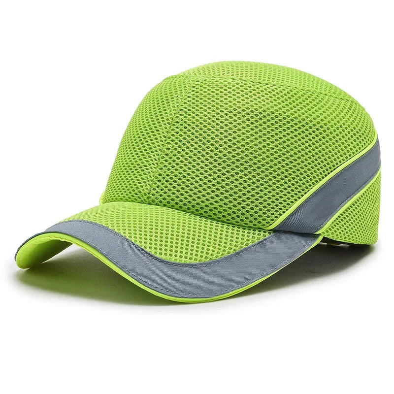 Red Work Safety Bump Cap - Safety Helmet with Hard ABS Inner Core for Head Protection at Home, Work, and Factory Bowlift
