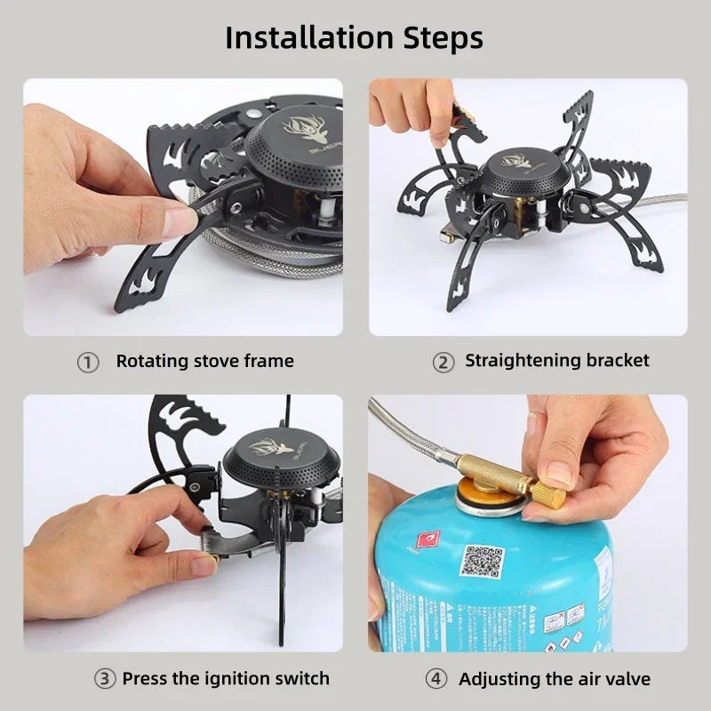 BowLift | Claw Design Supreme Heat Foldable Outdoor Gas Stove