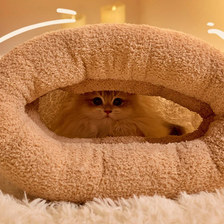 3-Layer Pet Sleeping Bag for Cats & Small Dogs Bowlift