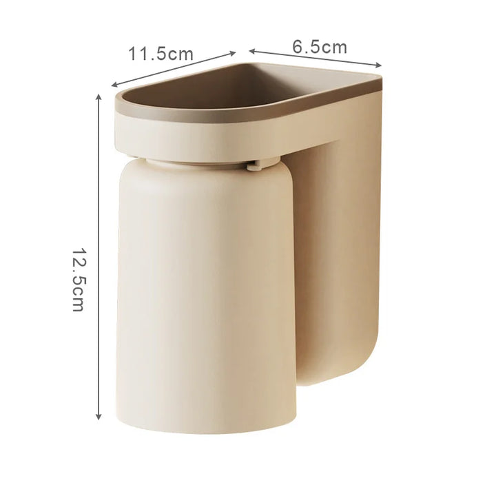 DuoClean 2-in-1 Wall Mount for Toothbrush and Cup – Clever Storage Without Drilling Bowlift